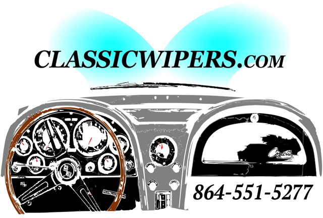 ClassicWipers.com logo, 864-551-5277